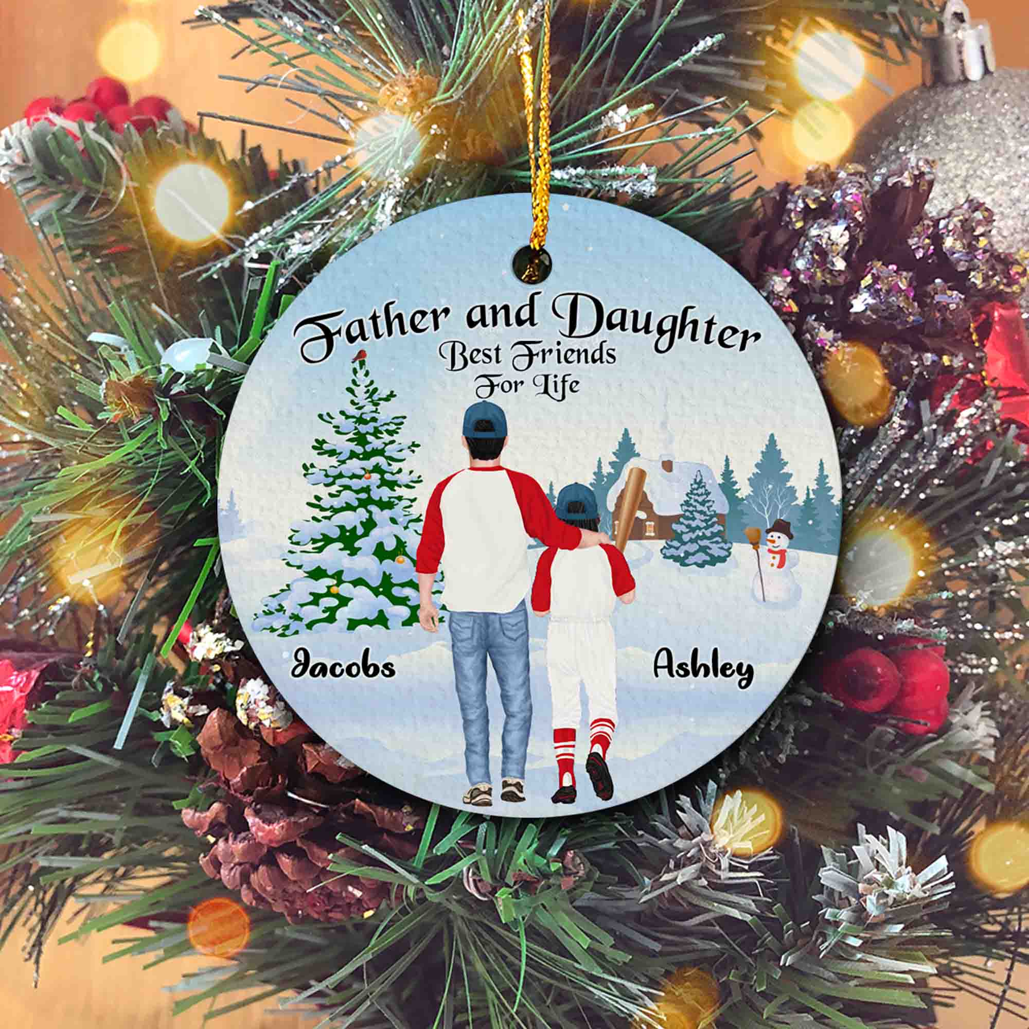 Christmas ornaments best sale for daughter