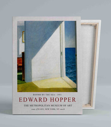 Edward Hopper Exhibition Canvas, Rooms By The Sea Canvas, Wall Art Canvas