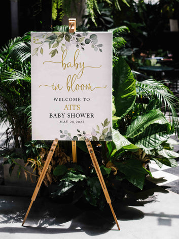 Welcome To Baby Shower Canvas, Baby In Bloom Canvas, Baby Shower Canvas, Canvas For Baby, Custom Baby Canvas, Best Gift Canvas