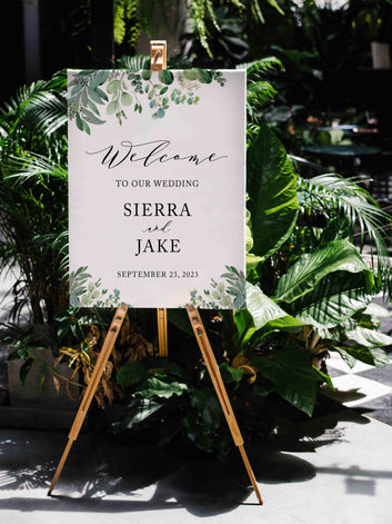 Welcome To Our Wedding Canvas, Wedding Canvas, Couple Canvas, Custom Name Canvas, Best Gift Canvas For Wedding