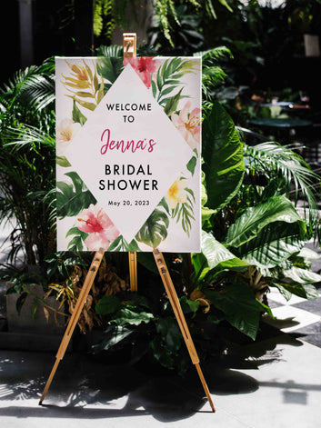 Welcome To Bridal Shower Canvas, Bridal Shower Canvas, Custom Name Canvas, Best Gift Canvas For Bridal Shower