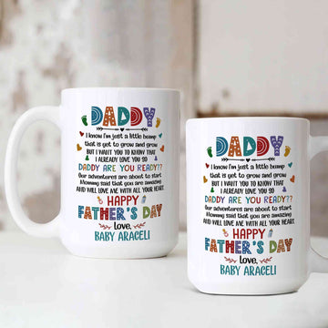 Personalized Father's Day Gift, Custom Dad Mug, New Dad Mug, New Dad Gift Ideas, Father's Day Gift, Dad Coffee Mug, First Time Dad Gift, Mug Gifts