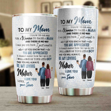To My Mom Tumbler, Mother Tumbler, Mother's Day Gift, Mom Tumbler, Mommy Tumbler, Tumbler For Mom, Custom Name Tumbler, Family Tumbler