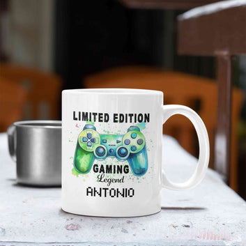Personalized Gaming Mug, Limited Edition Gaming Legend mug, Gaming Legend Gift, Gamer Coffee Mug, Funny Game Lover Coffee Mug, Video Game Gift