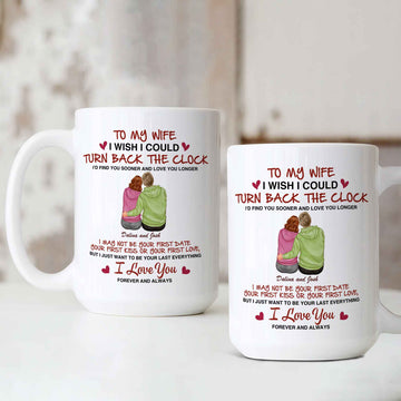 Personalized To My Wife Coffee Mug, Wife Mug, Gift From Husband, Couple Anniversary Mug, Anniversary Gift, Gift for Wife, Valentine Gift