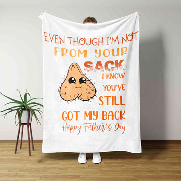 Happy Father's Day Blanket, Funny Dad Blanket, Family Blanket, Gift Blanket For Father