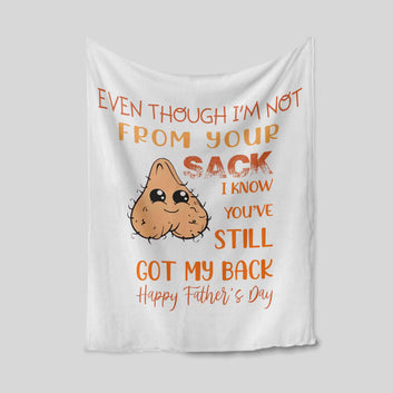 Happy Father's Day Blanket, Funny Dad Blanket, Family Blanket, Gift Blanket For Father