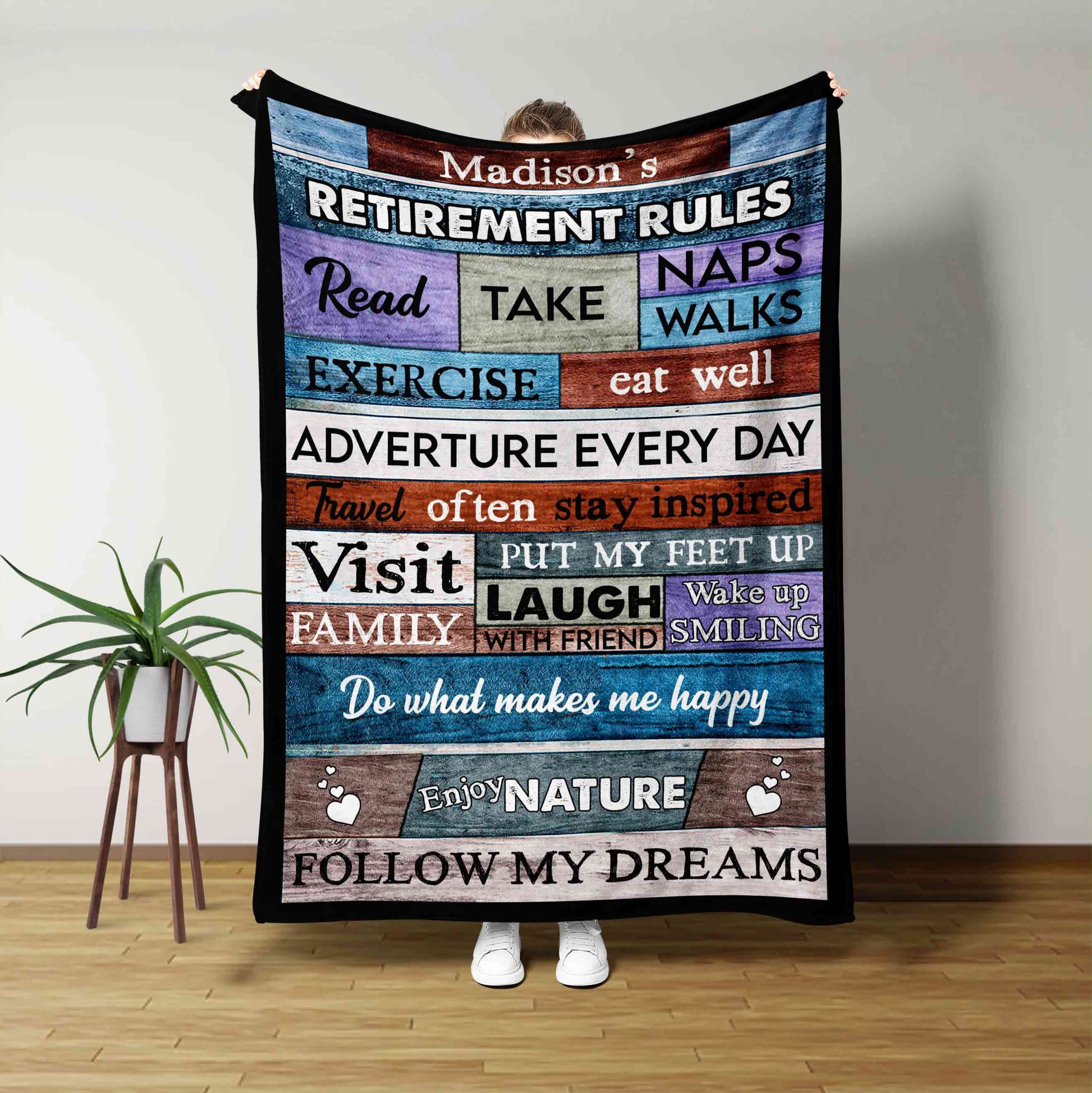 Retirement Gifts for Women / Custom Retirement Art / Retirement