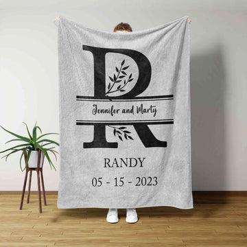 Personalized Name Blanket, Family Blanket, Custom Family Blanket, Blanket For Family, Best Gift Blanket For Family