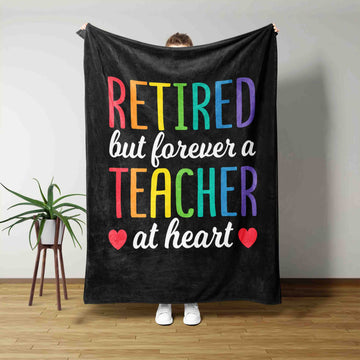 Retired Teacher Blanket, Teacher Retirement Blanket, Teacher Retirement Gift, Retired Teacher Gift, Happy Retirement Blanket, Best Retirement Gifts Ideas