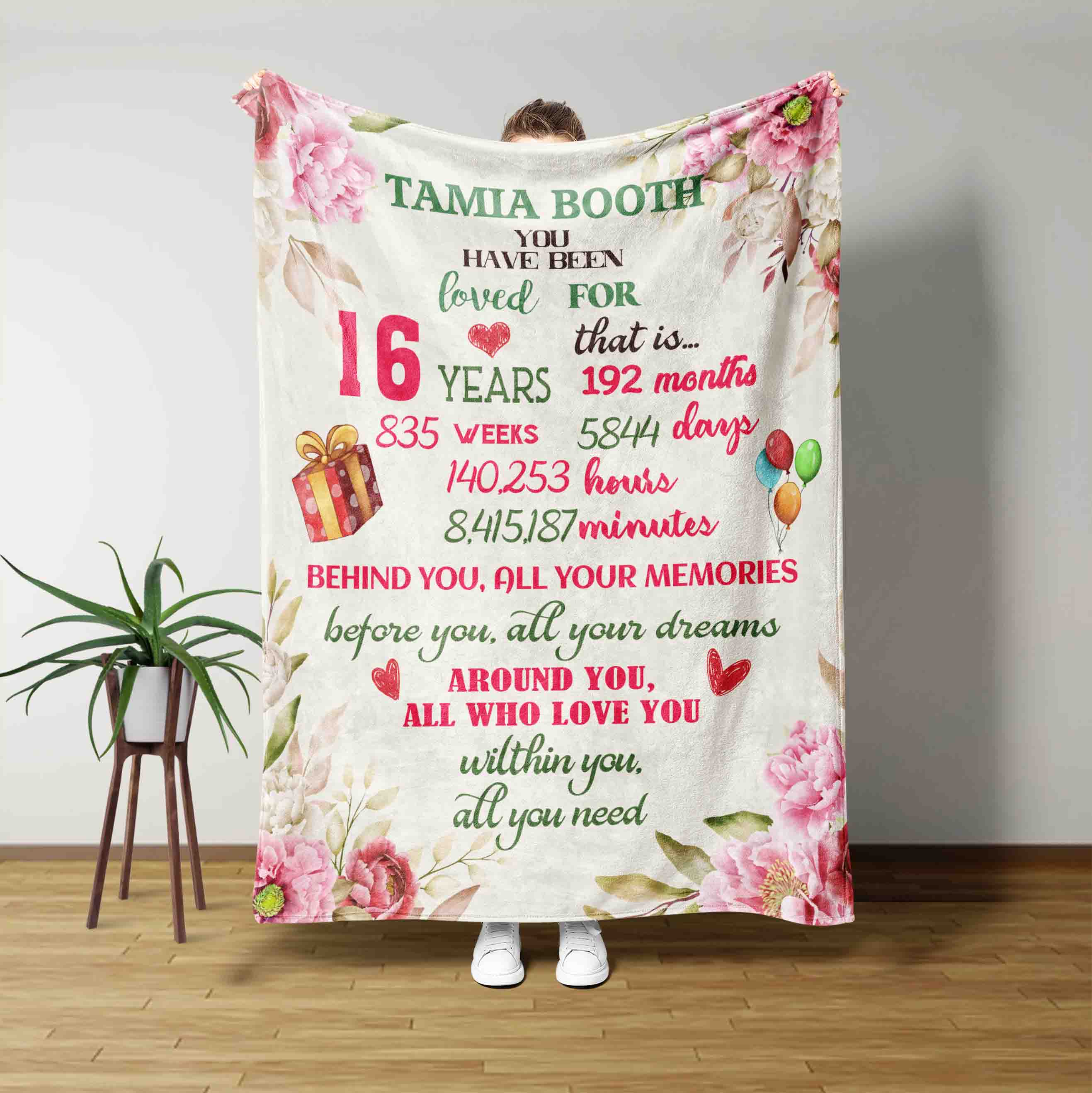 Buy Sweet 16th Birthday Gifts for Girls 16th Gifts for her Sweet 16th  Birthday Gifts Ideas for Girls 16th Birthday Decorations Happy 16th  Birthday Gifts for Daughter Sister Birthday Blanket 50x60 Inches