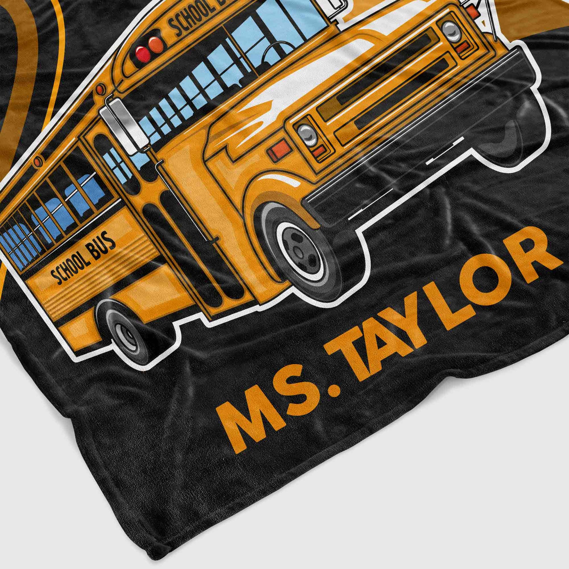 Bus Driver Appreciation Gifts Blanket 60x50 - School Bus Driver Gifts  Throw Blanket - Birthday Graduation Gifts for Bus Drivers Blankets - Back  to