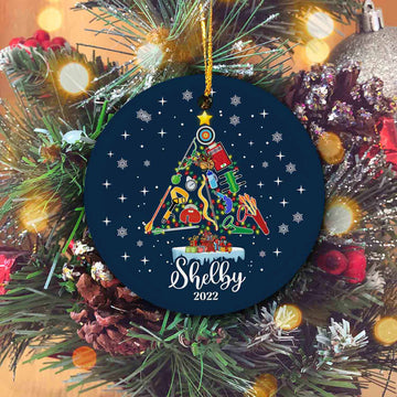 Archery Christmas Tree Ornament, Archery Mom Ornament, Bow and Arrow Archer Ornament Christmas, Custom Name Ornament, Christmas Ornament, Gift Ornament