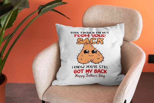 Happy Father's Day Pillow, Funny Dad Pillow, Father Pillow, Father Gift Pillow, Family Pillow, Gift Pillow For Father