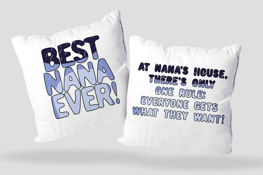 Best Nana Ever Pillow, Grandma Pillow, Family Pillow, Custom Name Pillow, Gift Pillow For Grandma