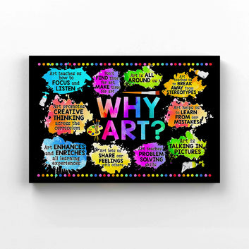 Why Art Canvas, Color Canvas, Canvas Art, Canvas Wall Art, Canvas For Gift