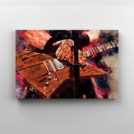 Displate James Hetfield Poster Canvas, Music Band Canvas, Living Room Canvas