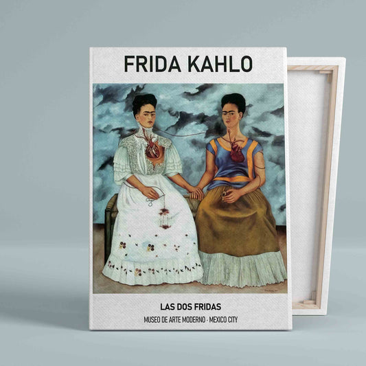 Frida Kahlo Exhibition Canvas, Wall Art Canvas, Painting Canvas