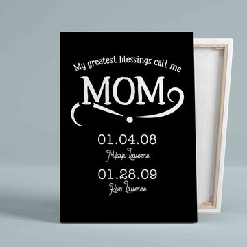 Personalized Name Canvas, Family Canvas, Wall Art Canvas, Gift Canvas