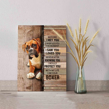 I Am Your Boxer canvas
