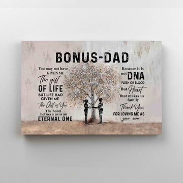 Bonus-Dad canvas, custom name canvas, family canvas