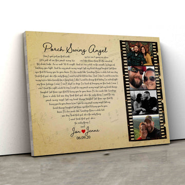 Anniversary Canvas, Custom Image Canvas, Couple Canvas, Gift Canvas