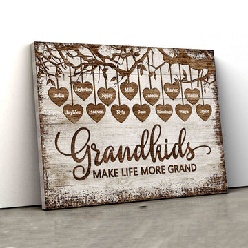 Custom Name Canvas, Family Canvas, Personalized Name Canvas, Gift Canvas