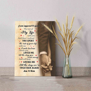 Personalized Name Canvas, Couple Canvas, Wall Art Canvas, Custom Name Canvas