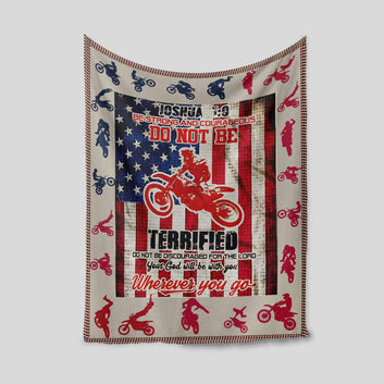 American Flag Blanket, Bible Blanket, Dirt Bike Blanket, Biker Blanket