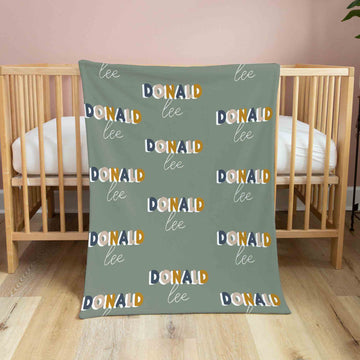 Baby Name Blanket, Blanket For Kids, Personalized Name For Kids