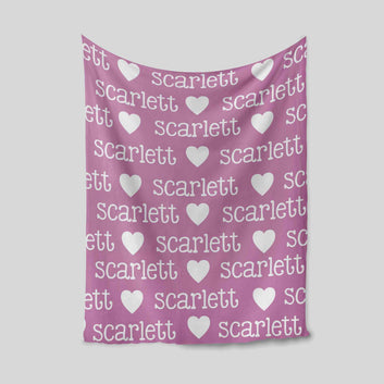 Personalized Baby Blankets With Name, Baby Name Blanket, Blanket For Baby