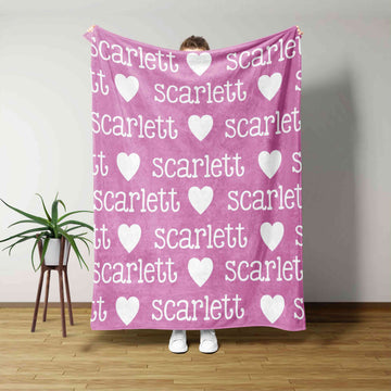 Personalized Baby Blankets With Name, Baby Name Blanket, Blanket For Baby