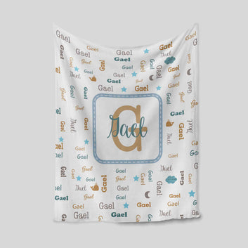 Personalized Name Blanket For Baby, Custom Blanket Baby, Blanket For Kid, Baby Name Blanket
