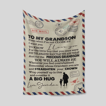 Letter Blanket, Family Blanket, Blanket For Gift, Monogrammed Blanket