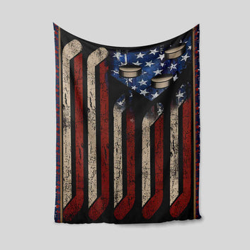 American Flag Blanket, Hockey Blanket, Blanket For Gift, Family Blanket