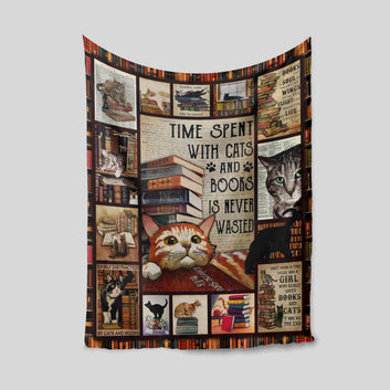 Cat Lover Blanket, Blanket For Gift, Family Blanket