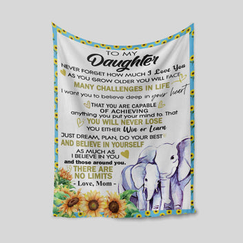 Never Forget How Much I Love You Blanket, Custom Name Blanket, Blanket For Gift