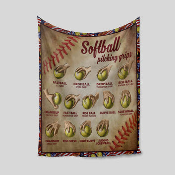 Softball Blanket, Ball Blanket, Blanket For Gift
