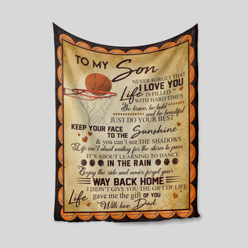 Personalized Name Blanket, Basketball Blanket, Custom Name Blanket, Family Blanket, Blanket For Gift