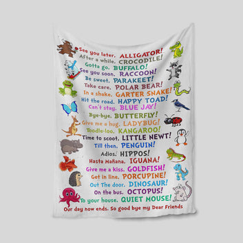 So Good Bye My Dear Friend Blanket, Animal Blanket, Blanket For Gift