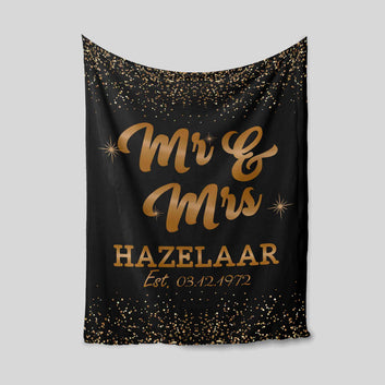 Mr & Mrs Blanket, Personalized Name Blanket, Couple Blanket, Custom Name Blanket, Blanket For Gift