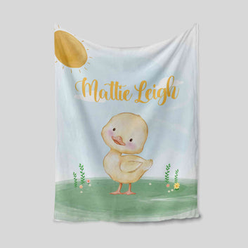 Custom Baby Blanket, Duck Blanket, Sun Blanket, Flower Blanket, Sky Blanket, Blanket For Baby, Gift Blanket