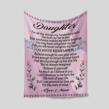 Personalized Name Blanket, Letter Blanket, From Mom Blanket, Family Blanket, Gift Blanket