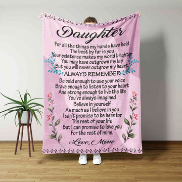 Personalized Name Blanket, Letter Blanket, From Mom Blanket, Family Blanket, Gift Blanket