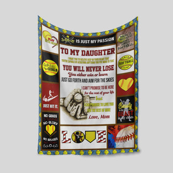 Personalized Name Blanket, Softball Blanket, Baseball Blanket, Sport Blanket, Gift Blanket
