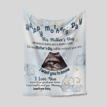 Personalized Image Blanket, Happy Mother’s Day Blanket, Cloud Blanket, Elephant Blanket, Custom Name Blanket