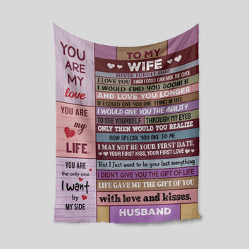 Personalized Name Blanket, To My Colleen Blanket, You Are My Love Blanket, Family Blanket, Gift Blanket