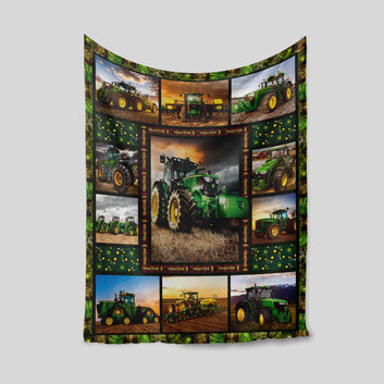 Tractor Blanket, Truck Blanket, Farm Blanket, Blanket For Farmer, Wall Art Blanket, Gift Blanket
