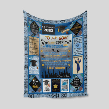 Personalized Name Blanket, We Are So Proud Of You Blanket, Happy Graduation Blanket, Family Blanket, Gift Blanket