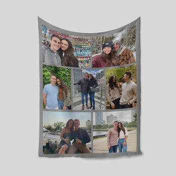 Personalized Image Blanket, Couple Blanket, Family Blanket, Wall Art Blanket, Gift Blanket